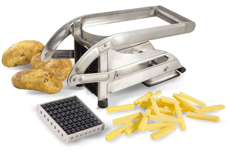 Coupe-frites 2 grilles La Bonne Graine en acier inox