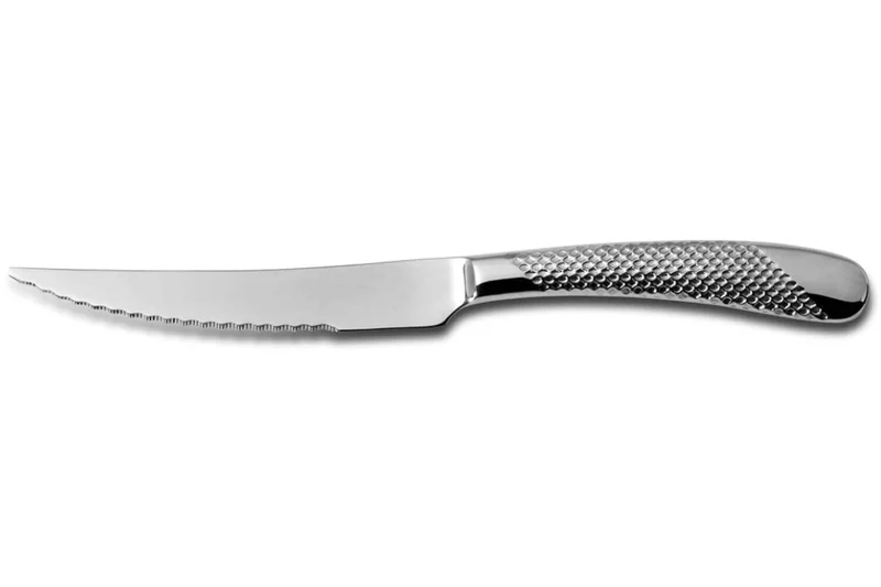 Coffret bois 6 couteaux à steak Comas Geometric acier inox 13/0