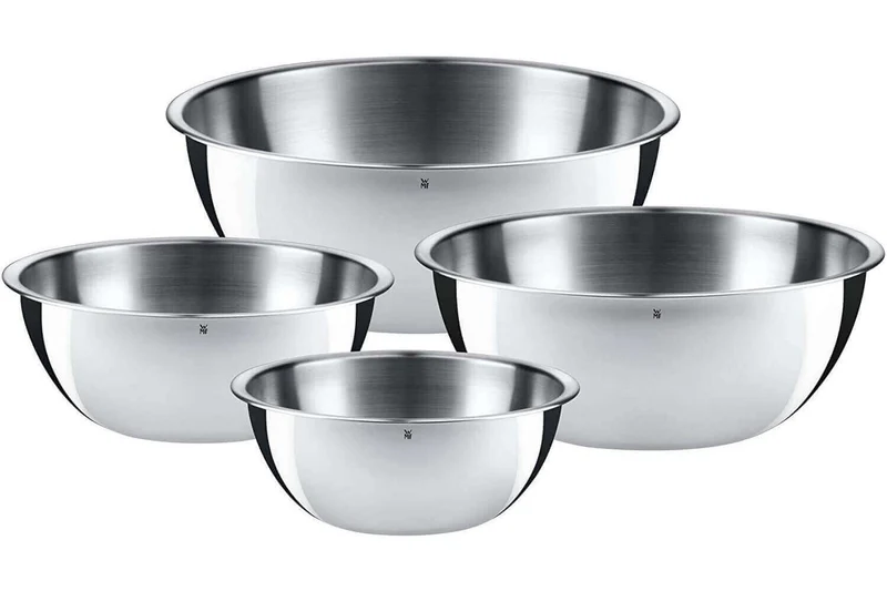 Set de 4 bols de cuisine WMF Gourmet en acier inox 18/10 Cromargan