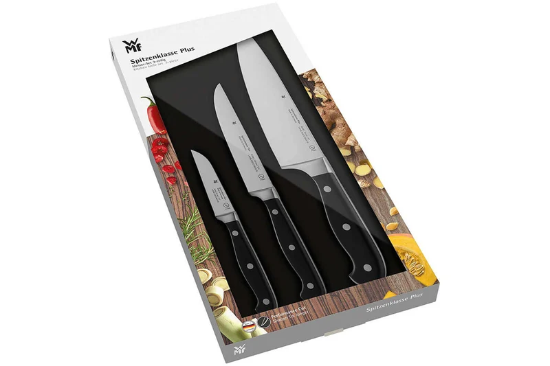 Coffret de 3 couteaux WMF Spitzenklasse Plus : Office + Universel + Chef