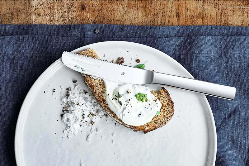 Set de 2 couteaux à brunch WMF Nuova en acier inox 18/10 Cromargan