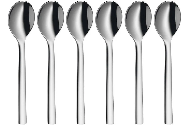 Set de 6 cuillères à espresso WMF Nuova en acier inox 18/10 Cromargan