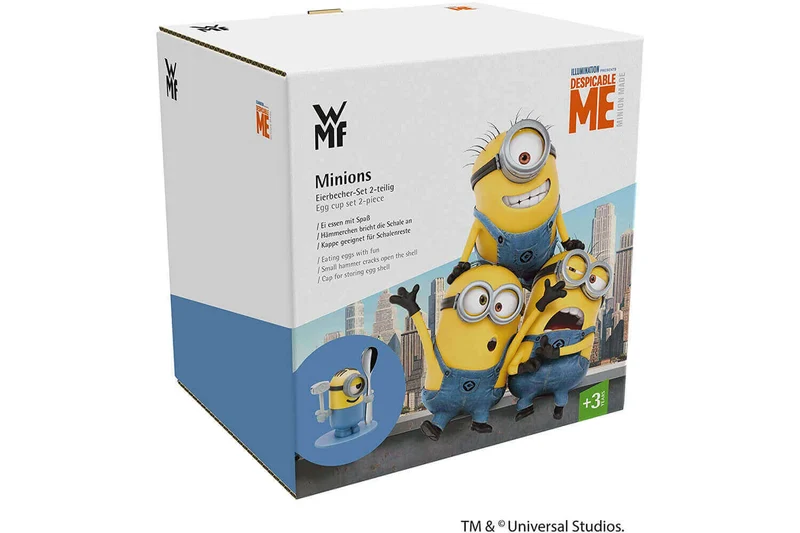 Coquetier enfant WMF Mc Egg Les Minions avec cuillère