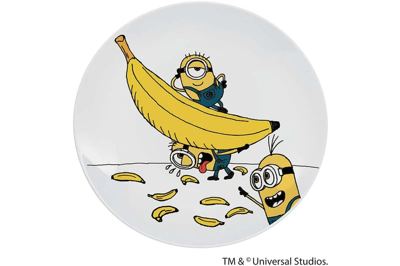 Coffret repas enfants WMF Les Minions acier inox 18/10 et porcelaine