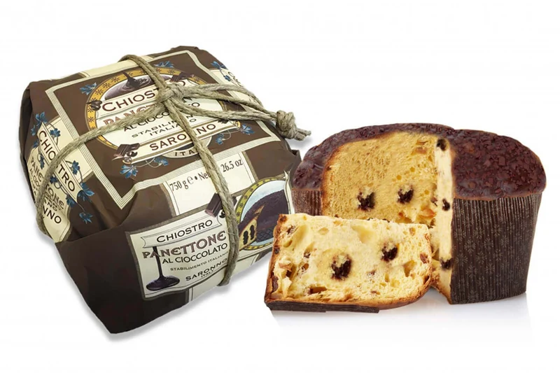 Panettone Chiostro Di Saronno chocolat 750g haut de gamme - Fabrication italienne artisanale