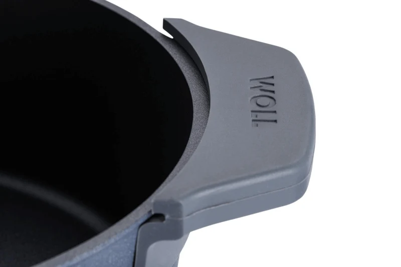 Cocotte ovale Woll Diamond Lite en fonte d'aluminium + anses amovibles polymère