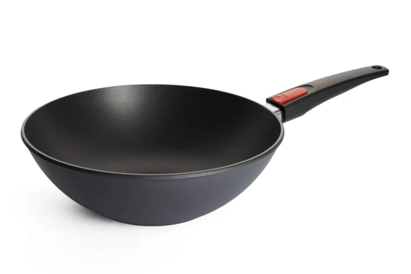 Wok Woll Diamond Lite en fonte d'aluminium manche amovible polymère