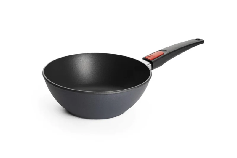 Wok Woll Diamond Lite en fonte d'aluminium manche amovible polymère