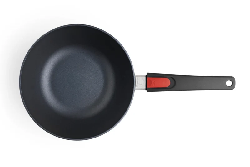 Wok Woll Diamond Lite en fonte d'aluminium manche amovible polymère
