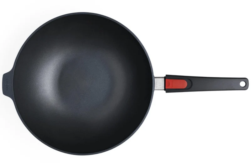 Wok Woll Diamond Lite en fonte d'aluminium manche amovible polymère