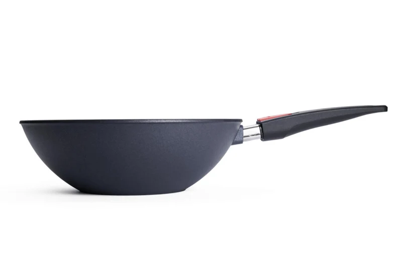 Wok Woll Diamond Lite en fonte d'aluminium manche amovible polymère