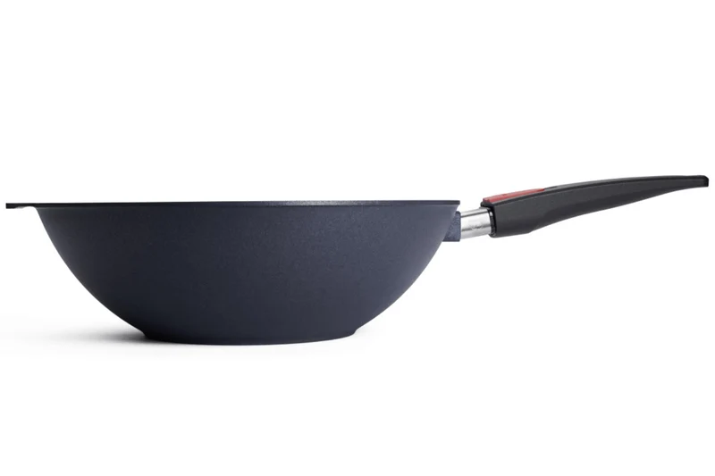 Wok Woll Diamond Lite en fonte d'aluminium manche amovible polymère