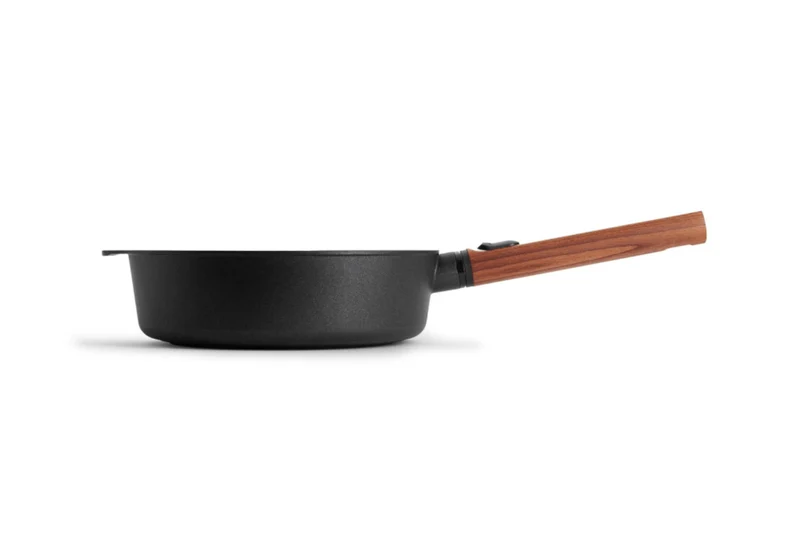 Sauteuse Woll Diamond QXR Eco Logic en fonte d'aluminium manche amovible bois