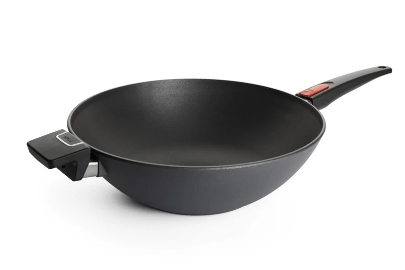 Wok Woll Diamond Lite en fonte d'aluminium manche amovible polymère 34cm