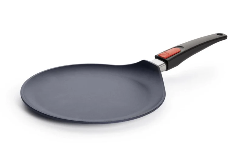 Crêpière Woll Diamond Lite en fonte d'aluminium manche amovible polymère 26cm