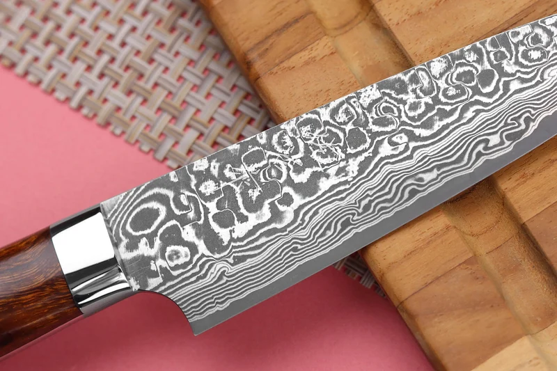 Couteau universel japonais Takeshi Saji R2 Damas Mosaïque 15cm