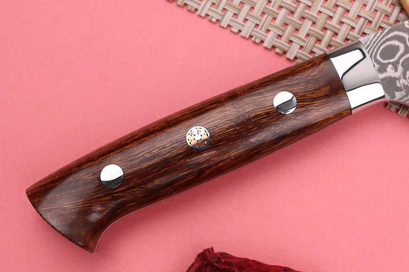 Couteau universel japonais Takeshi Saji R2 Damas Mosaïque 15cm