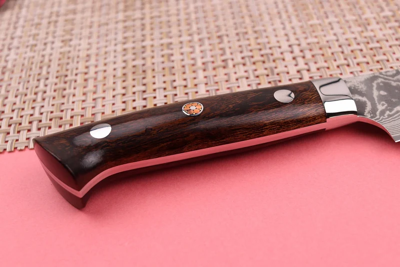 Couteau universel japonais Takeshi Saji R2 Damas Mosaïque 15cm