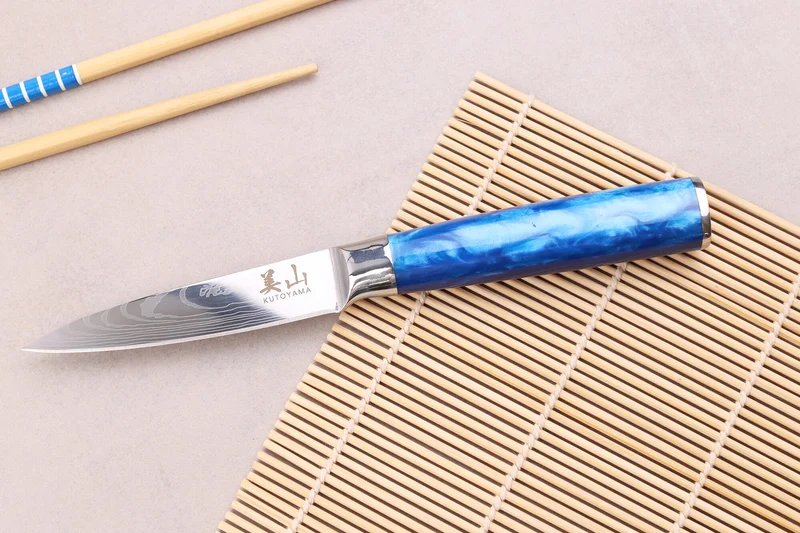Couteau d'office 8cm Kutoyama Blue Wave