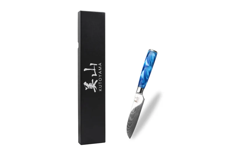 Couteau santoku 12cm Kutoyama Blue Wave