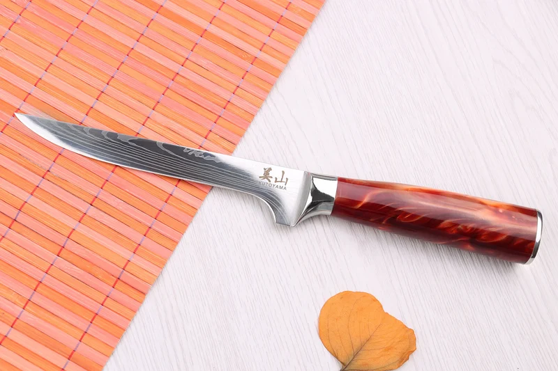 Couteau à désosser 15cm Kutoyama Red Flame