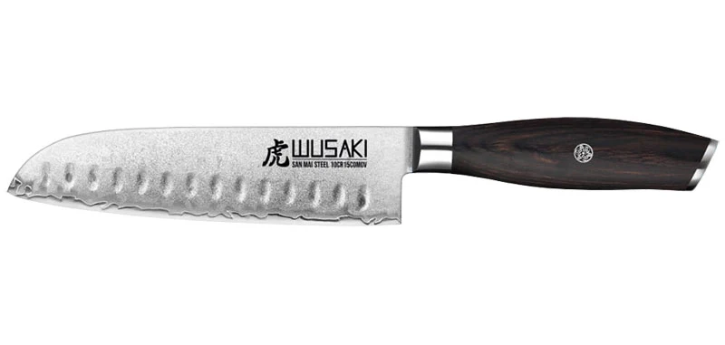 Couteau de Cuisine Japonais Santoku Wusaki