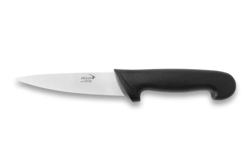 Couteau à désosser large Deglon Surclass noir lame 14cm acier inox