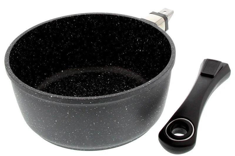 Casserole en fonte Pradel Excellence Premium 20cm façon pierre tous feux/ induction