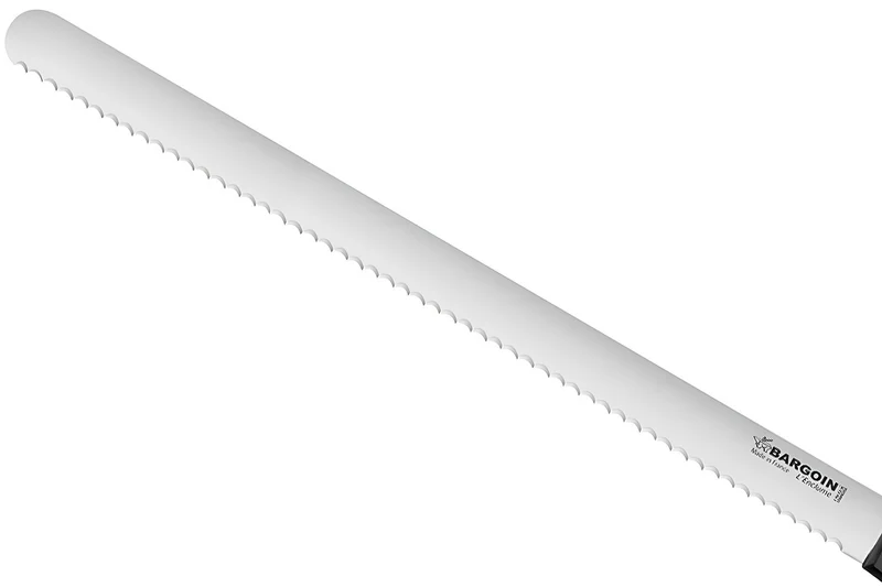 Couteau à génoise lame dentelée Bargoin - 38cm 4 rivets