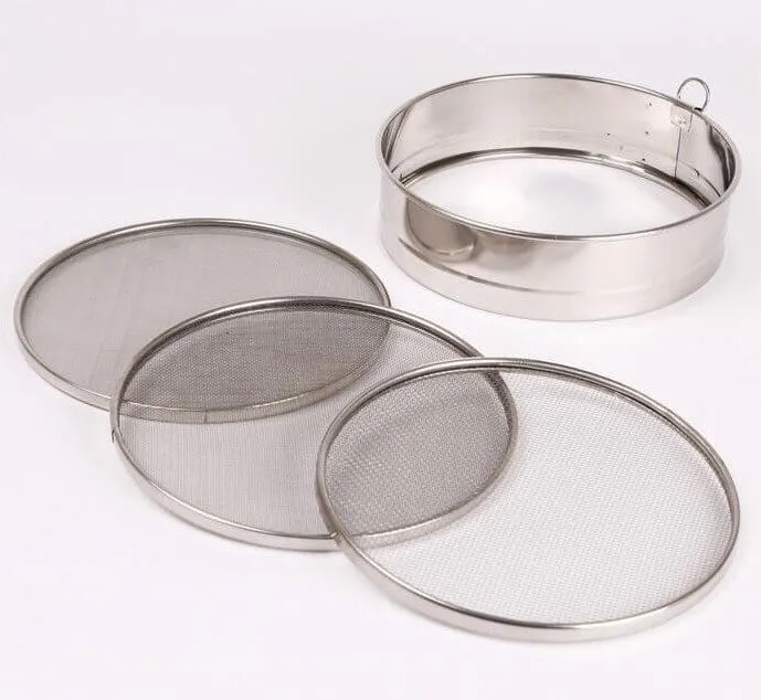 Tamis 3 grilles inox - 20cm