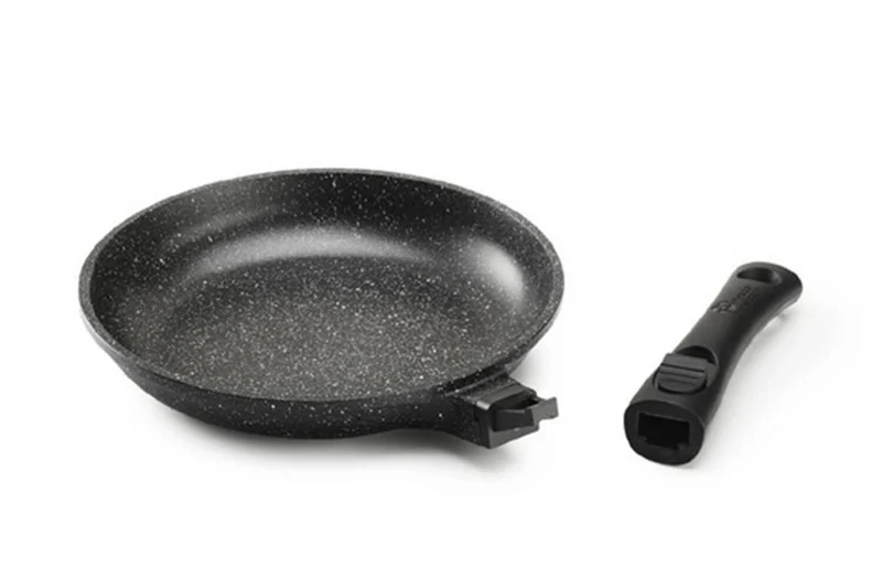 Poêle en fonte Pradel Excellence Premium 24cm façon pierre tous feux/ induction