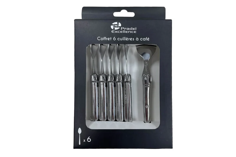 Coffret 6 cuillères à café Laguiole Tribloc
