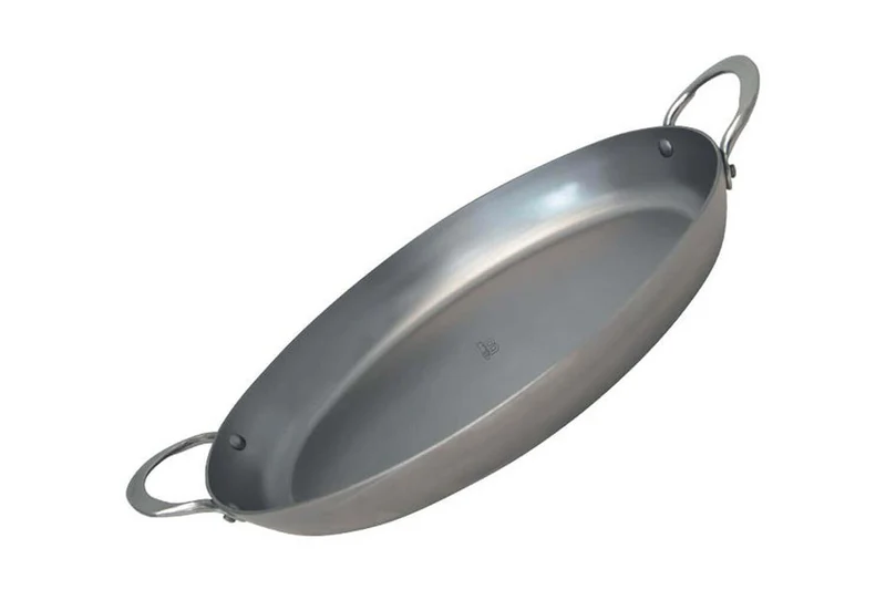 Plat à rôtir ovale De Buyer Minéral B Element en fer