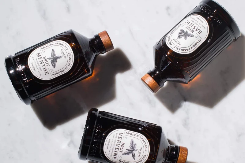 Sirop de basilic brut artisanal Bacanha certifié biologique 40cl