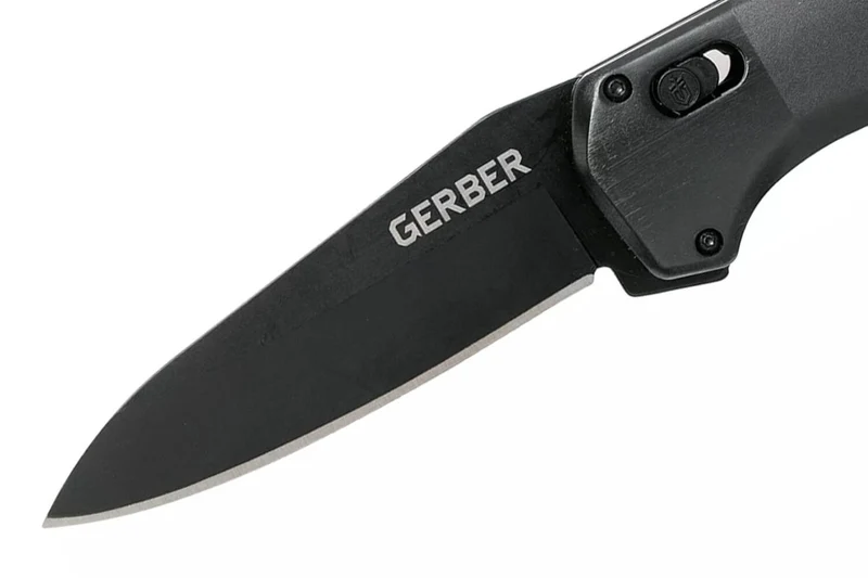 Couteau pliant Gerber HighBrow Large GE001713 manche en aluminium noir 12cm