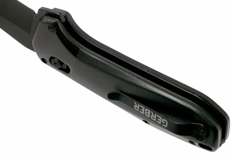 Couteau pliant Gerber HighBrow Large GE001713 manche en aluminium noir 12cm