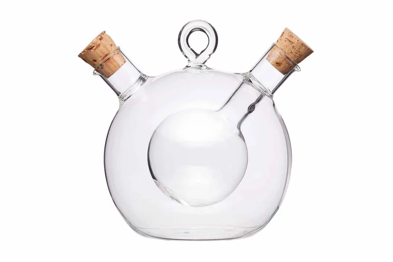 Bouteille huilier vinaigrier ronde 2 en 1 KitchenCraft
