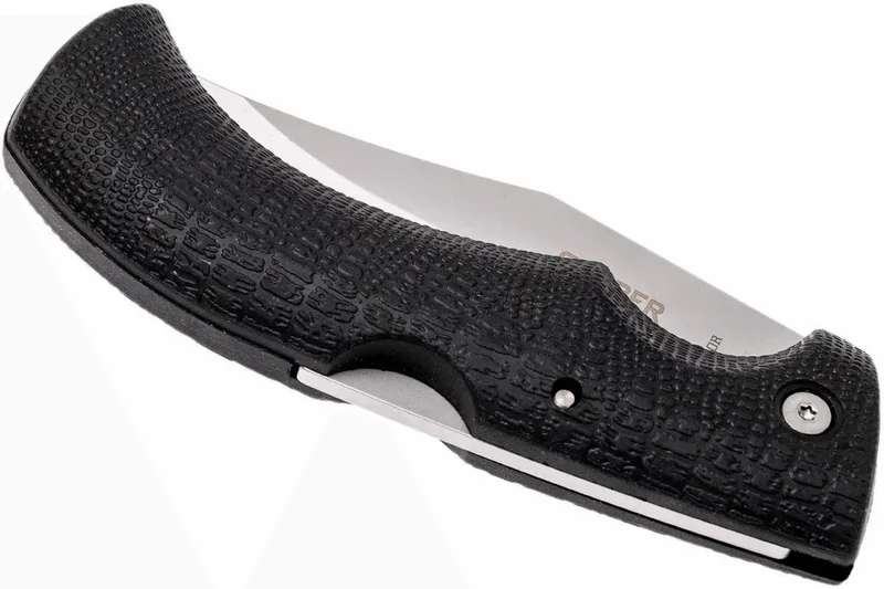 Couteau pliant Gerber Gator GE003660 manche en nylon/fibres de verre noir 12cm motif alligator + Étui