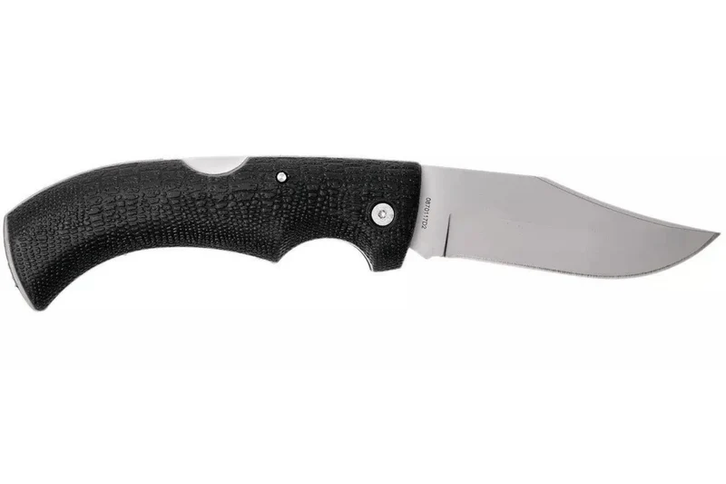 Couteau pliant Gerber Gator GE003660 manche en nylon/fibres de verre noir 12cm motif alligator + Étui