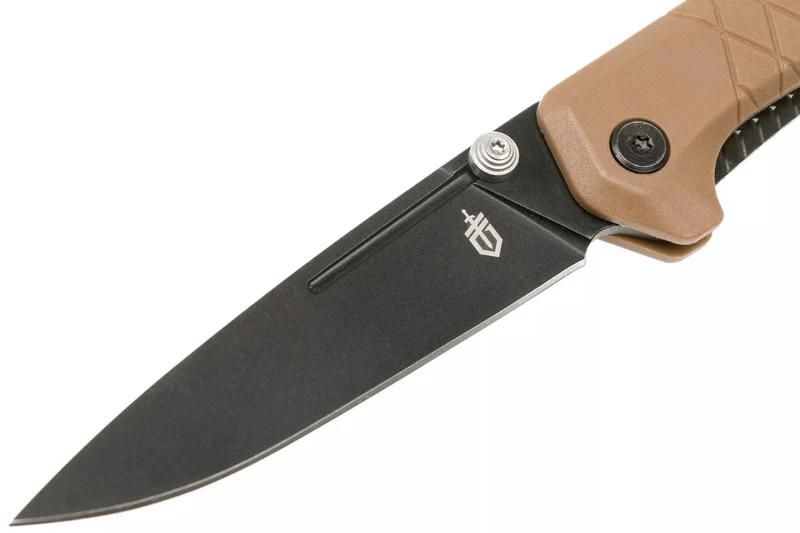 Couteau pliant Gerber Zilch GE001881 blackwashed manche en nylon/fibres de verre coyote 10,3cm
