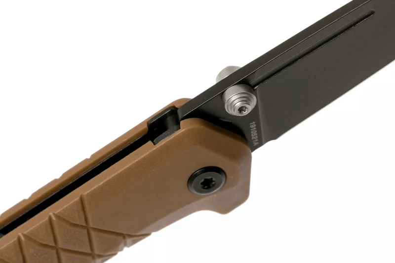 Couteau pliant Gerber Zilch GE001881 blackwashed manche en nylon/fibres de verre coyote 10,3cm