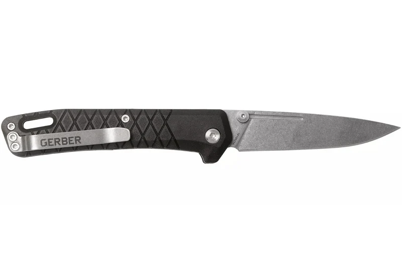 Couteau pliant Gerber Zilch GE001879 manche en nylon / fibres de verre noir 10,3cm