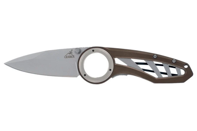 Couteau pliant Gerber Remix GE003640 manche squelette en aluminium anodisé 11,3cm