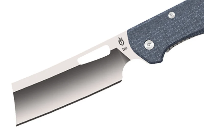 Couteau pliant Gerber New Flatiron GE001795 manche en micarta bleu 11,9cm
