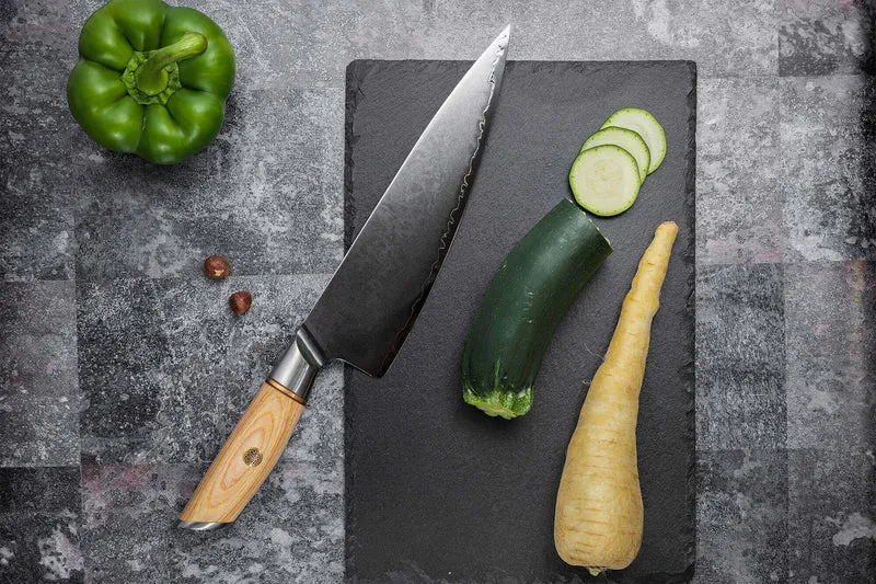 Couteau de chef Fukito Pakka San Mai 21cm