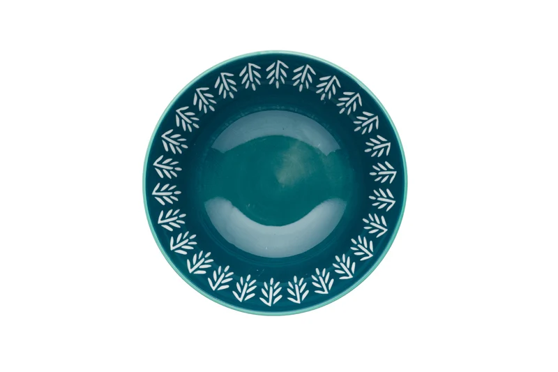 Bol en grès émaillé Kitchen Craft motif folklorique