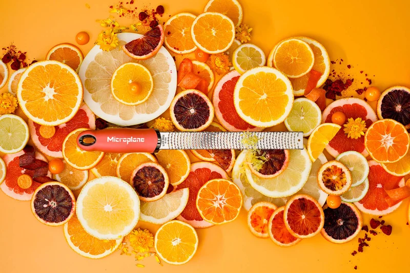 Râpe-zesteur Microplane Premium Classic Rose à Lèvres - 20,3cm