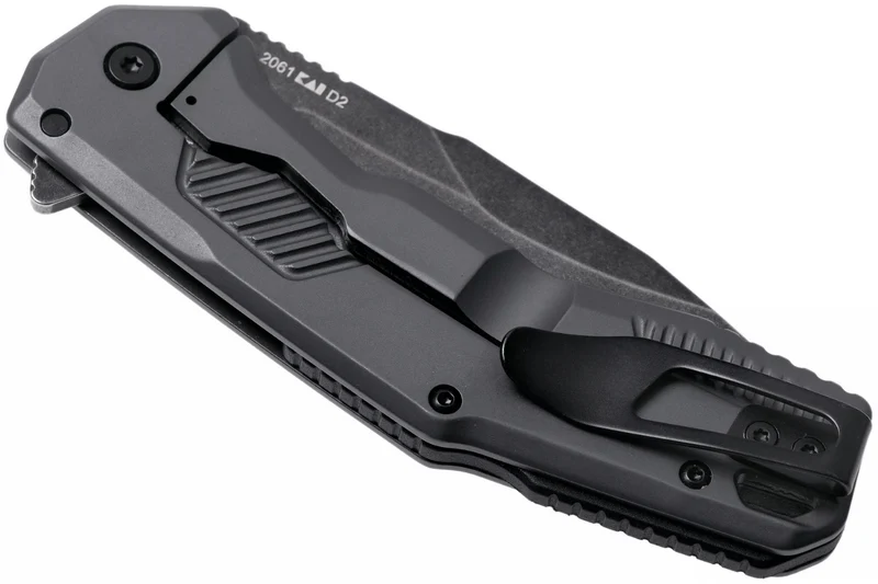 Couteau pliant Kershaw Cannonball KS.2061 blackwash manche en acier gris 11,4cm