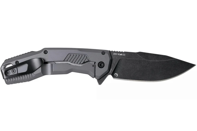 Couteau pliant Kershaw Cannonball KS.2061 blackwash manche en acier gris 11,4cm