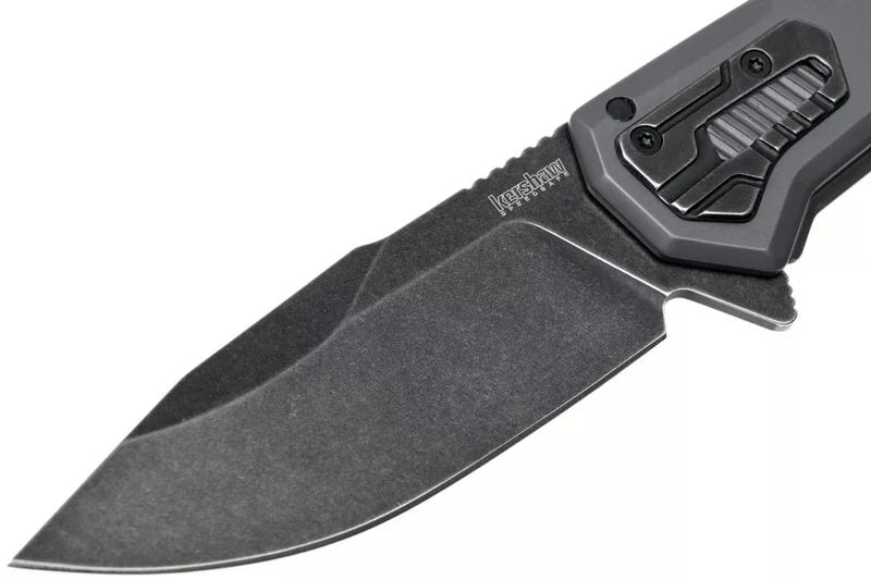 Couteau pliant Kershaw Cannonball KS.2061 blackwash manche en acier gris 11,4cm